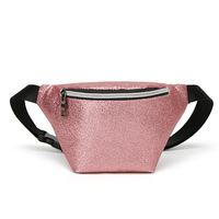 2020 nouvelle Marque Mode USA Paillettes Sequin Femmes Sac Banane Sac Banane Sac De Taille De Voyage Ceinture Pochette Portefeuille
