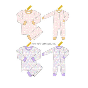 <span class=keywords><strong>Pigiama</strong></span> per Bambine in Bambù KERUI, Set con Maniche Lunghe e Leggings, Traspirante con Collo Tondo - Product Image 4