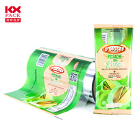 Film laminé PET/CPP 45µm haute barrière, impression personnalisée, pour emballage de bâtonnets glacés et de fruits congelés