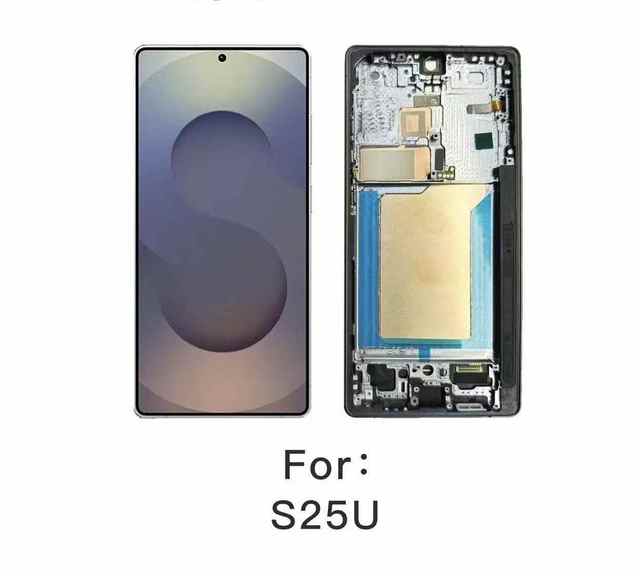 RTS S25u  Mobile Phone Lcds Screen for SamsungS25ultra  S9380 Screen with Frame Assembly Mobile Display LCD Touch Screen OEMOLED