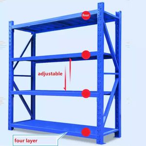 Estante de almacenamiento de acero multicapa ajustable, estantes de almacenamiento para garaje, almacenamiento de transporte, logística, estantes apilables - Product Image 5