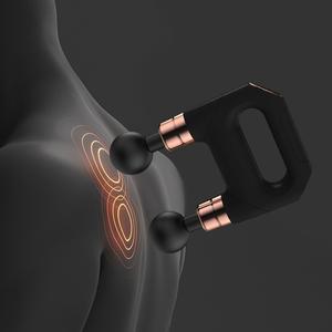 Rehausseur de Muscle, pistolet de Massage à <span class=keywords><strong>Double</strong></span> tête, avec écran LCD, 6 vitesses, puissante <span class=keywords><strong>Vibration</strong></span> - Product Image 2