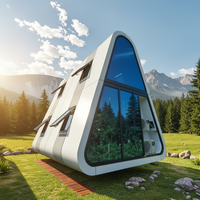 Tente de camping mobile Triangle House Homestay, grande structure en acier, conteneur anticorrosion pour camping en plein air, vacances, abri contre la pluie