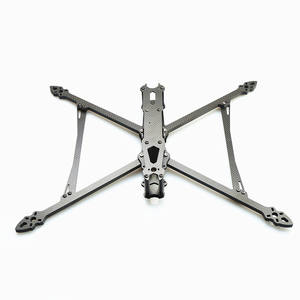 Kit de Marco para Dron Mecanizado por CNC OEM, 8/9/10 Pulgadas (367/<span class=keywords><strong>387</strong></span>/427 mm), Fibra de Carbono, para RC FPV Freestyle, Quadcopter de Carreras de Largo Alcance - Product Image 1