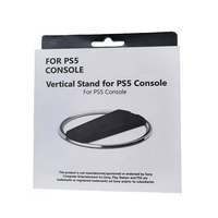 Nouveauté Support vertical en alliage ABS pour console de jeu PS5 avec lecteur de disque et numérique Accessoires de jeu Support vertical pour console de jeu P5 / Slim