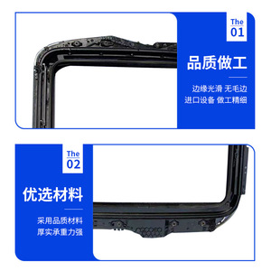 รางกระจกหลังคาซันรูฟสำหรับ Audi Q5 Skoda Sharan สีดำ อะไหล่ทดแทน - Product Image 4