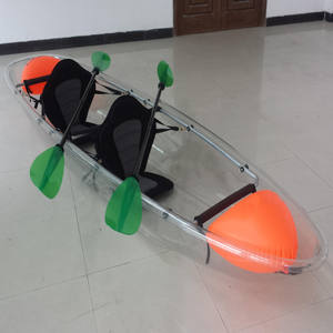 Canoa Transparente al por Mayor, Kayak, Bote de Remo Impermeable para Viajar con Dos Asientos - Product Image 4