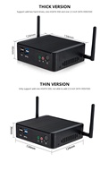 Mini PC Partaker Celeron J1900 J1800, Router de 4 Puertos LAN con Wifi de 150M, TV Box, Computadora, Mini Computadora Pfsense
