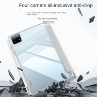 Étui intelligent pour tablette Mi Pad 5/5 Pro 11 pouces, étui de protection antichoc en acrylique haute transparence à couverture intégrale