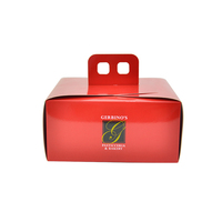 Boîte de transport pour gâteau au fromage basque de 6 pouces, écologique, de qualité alimentaire, portable, boîte d'emballage pour pâtisserie, gâteau aux fruits