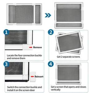 हॉट सेलिंग रिट्रैक्टेबल मॉस्किटो विंडो स्क्रीन फ्रेम एल्युमीनियम स्लाइडिंग स्क्रीन विंडो - Product Image 5