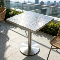 Tables de bar en métal de style industriel moderne, durables pour la maison, les cafés, les restaurants, les hôtels ou l'extérieur et la salle de bain