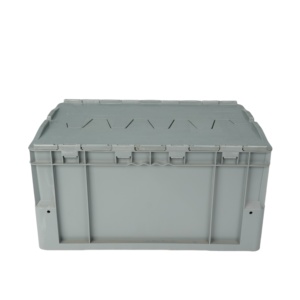 Nhựa màu đen Thùng trái cây Stackable ráp gấp Soda bia bánh mì gia cầm cà chua cá nhựa thùng hộp để bán - Product Image 6