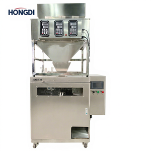 3-Head Linear Weigher Premade Pouch Packing Machine, <b>Auto</b> Weighing & Rotary Bagging <b>System</b> for Granules - Product Image 1