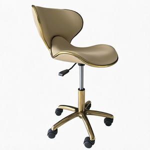 Fauteuil de luxe en cuir PU réglable pour salon de manucure et spa des pieds – Tabouret de barbier pour salon de beauté - Product Image 1