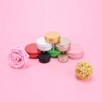 Pot en aluminium naturel de qualité supérieure, vide, pour crème contour des yeux et lotion pour les mains, disponible en 5ml, 10ml, 15ml, 20ml, 25ml, 30ml, 50ml – Meilleures ventes