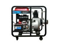 Pompe à eau diesel de 8 pouces, 20 CV, entièrement fermée, refroidie par ventilateur, garantie 1 an, pour l'irrigation agricole, pompe haute pression