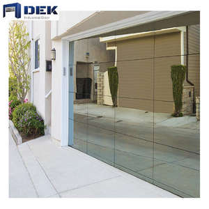 Portes <span class=keywords><strong>de</strong></span> <span class=keywords><strong>garage</strong></span> en verre isolées en aluminium motorisées modernes pour la maison - Product Image 5