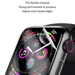 Protector <span class=keywords><strong>de</strong></span> Pantalla Transparente <span class=keywords><strong>de</strong></span> Hidrogel TPU Flexible Más Vendido, con Logotipo Personalizado, Función Hidrofóbica para Relojes <span class=keywords><strong>Apple</strong></span> - Product Image 2