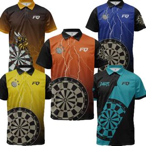 FQ su misura <span class=keywords><strong>Dart</strong></span> Polo Us Flag top mimetici freccette sul campo divise sportive maglia traspirante sublimata camicia da allenamento dardo - Product Image 3