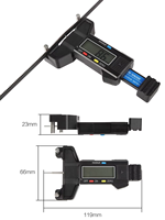 Tensiomètre de courroie synchrone pour imprimante 3D haute précision 3DSWAY avec écran d'affichage, prend en charge la conversion du système métrique et impérial