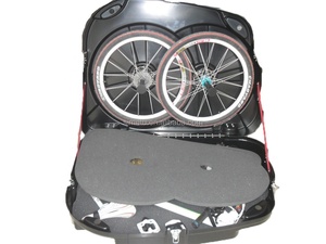 Étui de <span class=keywords><strong>transport</strong></span> rigide pour <span class=keywords><strong>vélo</strong></span> de sport moulé sur mesure, sac de rangement pour <span class=keywords><strong>vélo</strong></span>, boîte avec roues, étui de <span class=keywords><strong>transport</strong></span> et de livraison - Product Image 2