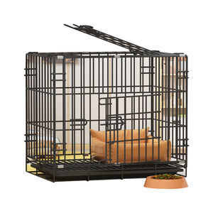 <span class=keywords><strong>Cage</strong></span> en métal pliable et portable pour animaux de compagnie, facile à installer, meilleure qualité - Product Image 6