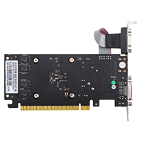 Carte graphique Geforce GT610 710 2GD DDR3 64BIT Cartes GPU Uefi VGA DVI HD pour PC de jeu de bureau Carte graphique indépendante