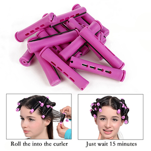12 pièces tiges de permanente pour <span class=keywords><strong>cheveux</strong></span> tiges de permanente courtes à vague froide tiges de permanente en plastique rouleaux de bouclage pour <span class=keywords><strong>cheveux</strong></span> avec peigne à queue en acier - Product Image 5
