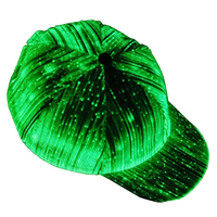 Cappello da Baseball a 6 Pannelli Personalizzato con Luci LED, Cappello Sportivo Luminoso Colorato per Feste, Attività Notturne e Corsa all'Aperto