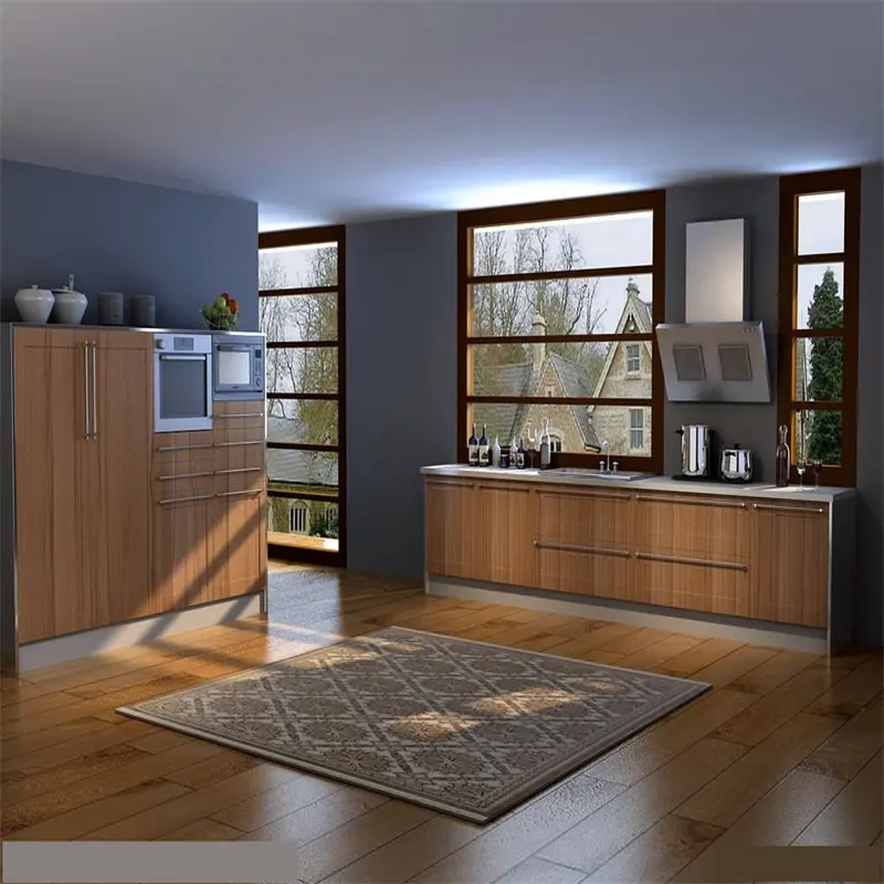 CBMmart Design Modern Kitchen Cabinet Islands with Seating High End of Custom Made Melamine Kitchen Cabinets