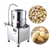 Éplucheuse de pommes de terre commerciale entièrement automatique Machine électrique professionnelle de nettoyage et d'épluchage de légumes avec composant de noyau de moteur