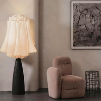 Lampe sur pied de style oriental australien, lumière d'ambiance Wabi-Sabi pour salon, chambre et magasin de vêtements