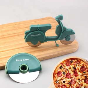 Cortador de <span class=keywords><strong>Pizza</strong></span> Creativo con Forma de Rueda de Bicicleta Eléctrica, Cortador Circular para <span class=keywords><strong>Pizza</strong></span>. - Product Image 1
