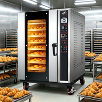 Four à convection électrique/gaz, four de boulangerie commercial pour pain/gâteau/pâtisserie