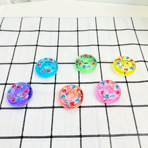 Slime en forme de donut Crystal Mud, lot de 48, coloré, en PVA, jouet anti-stress pour enfants de 8 à 13 ans, fabriqué en Chine - Product Image 3