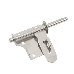 Stainless Steel Door Bolt Latch With <b>Padlock</b> For Wooden Bathroom Room Doors Traditional Design Easy Installation - Product Image 2