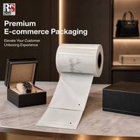 Sacs en rouleau PE de qualité supérieure pré-ouverts, pochettes souples pour ligne de production automatisée, sacs d'emballage pour chaussures imprimés par gravure sur mesure OEM