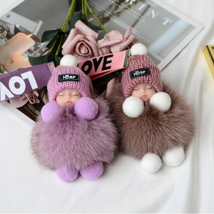 Vente en gros de <span class=keywords><strong>porte</strong></span>-<span class=keywords><strong>clés</strong></span> en fourrure de renard <span class=keywords><strong>kawaii</strong></span>, pendentif mignon, poupée bébé endormie, accessoires en peluche, <span class=keywords><strong>porte</strong></span>-<span class=keywords><strong>clés</strong></span> de voiture, pompon, <span class=keywords><strong>porte</strong></span>-<span class=keywords><strong>clés</strong></span> bébé - Product Image 3