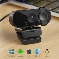 Cámara para PC PDAF Auto Focus Dual AI Micrófonos con cancelación de ruido La cámara funciona para Zoom/Teams/Google Meet