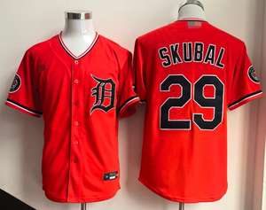 <span class=keywords><strong>Camiseta</strong></span> <span class=keywords><strong>de</strong></span> Béisbol Americana <span class=keywords><strong>de</strong></span> la Nueva Temporada 2025/26 para Hombre, Cosida, <span class=keywords><strong>de</strong></span> los <span class=keywords><strong>Detroit</strong></span> Tigers # 29 Skubal # Uniforme <span class=keywords><strong>de</strong></span> Béisbol Verlander Número 35 - Product Image 2