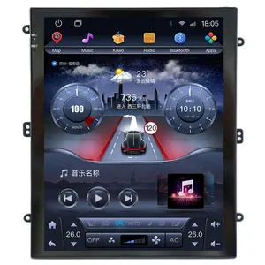 Tesla 스타일 스크린 자동차 라디오 GPS BT Carplay용 멀티미디어 비디오 플레이어, 9.7 인치 범용 안드로이드 자동차 DVD 플레이어