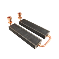 Usine en forme de U Zipper Fin Heat Pipe 30CFM cuivre liquide refroidissement dissipateur de chaleur avec ventilateurs à haute efficacité pour application CPU