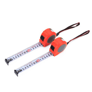 Cinta métrica de acero inoxidable de 10 m con retorno automático, botón de bloqueo, sistema métrico para construcción y carpintería con gancho de sujeción. - Product Image 1