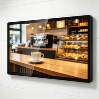 Pantalla Publicitaria Comercial Full HD para Colgar en la Pared, Carcasa Metálica de Alta Calidad, Restauración Precisa del Color y Baja Pérdida de Energía