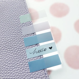 Translucent Colored Sticky PET Page <strong>Flags</strong> Page Markers Bright Sticky Tabs Index Tab Bookmark for School Supplies - Product Image 6