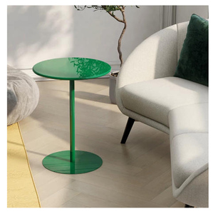 Small Round <strong>Coffee</strong> <strong>Tables</strong> in White Black <strong>Yellow</strong> Gold Red Orange Blue Green for Tea Shops Dessert Cafes High Leg <strong>Coffee</strong> Dining - Product Image 1