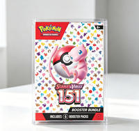 Étui de présentation en acrylique personnalisé, anti-jaunissement, anti-lumière bleue, écologique, pour TCG Destined Rivals Booster Bundle