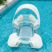 Bouée de piscine, flotteur de vacances, chaise de plage pour adultes et enfants, flotteur photo pour piscine à débordement, ponton flottant brillant