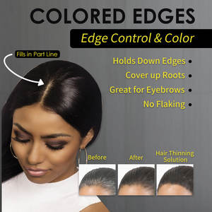 Etiquettes pour <span class=keywords><strong>cheveux</strong></span>, <span class=keywords><strong>gel</strong></span> contrôle des bords, longue durée 24 h, cosmétique, privée, pour dissimuler les bords fins et les points blancs - Product Image 2